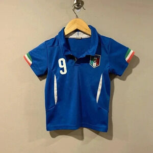 ITALY 2014/2015 #9 Balotelli Football Soccer  Jersey